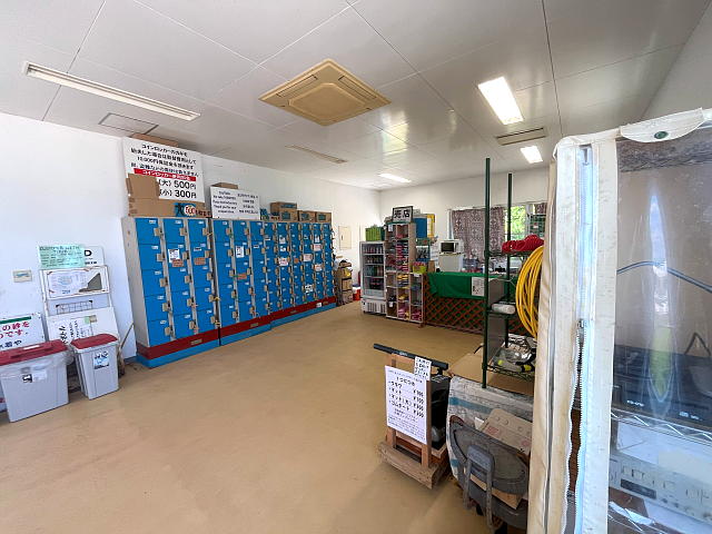 ���X�̉��ɂ���R�C�����b�J�[�̎ʐ^